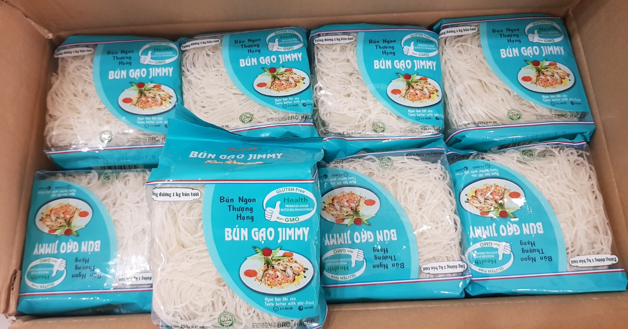 Thùng Bún gạo khô Jimmy 16 gói (date mới)
