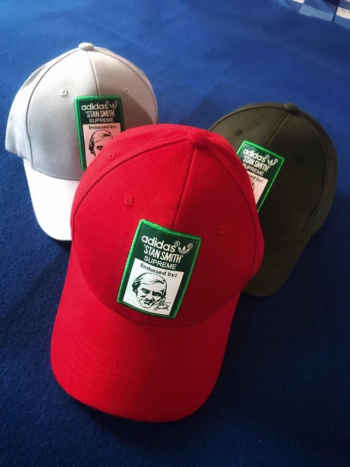 [HCM]NÓN KẾT/ MŨ LƯỠI TRAI ADIDAS STAN SMITH ĐỎ