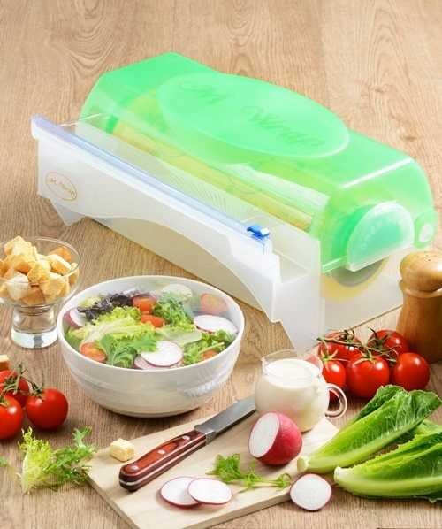 Hộp đựng màng bọc thực phẩm _ cho cuộn từ 20 - 30cm _ Nhập khẩu Thái Lan