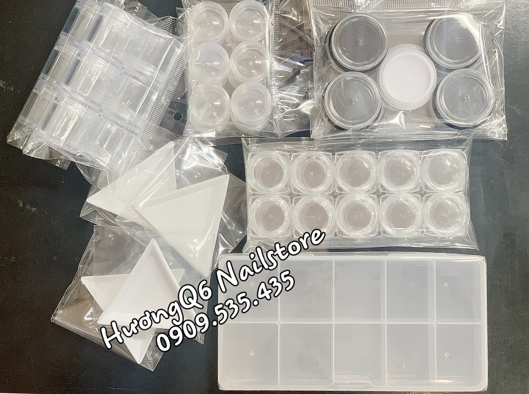 Khay,Hộp Đựng Đá, Móng Giả Nail Nhiều Mẫu Cực Đẹp