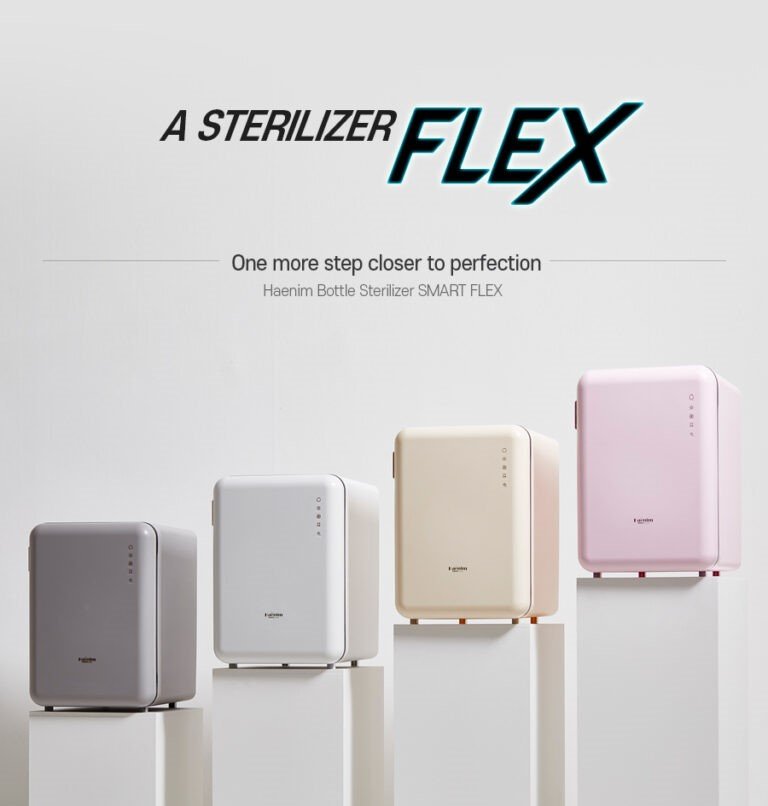 MÁY TIỆT TRÙNG SẤY KHÔ BÌNH SỮA HAENIM UV LED 5G SMART FLEX Bảo hành 30 tháng tốt nhất thị trường