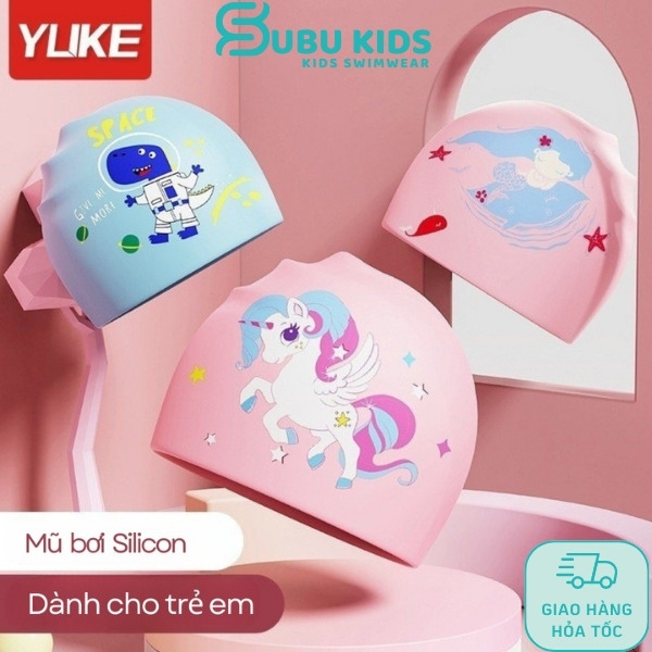 Nón bơi Silicon cho trẻ em