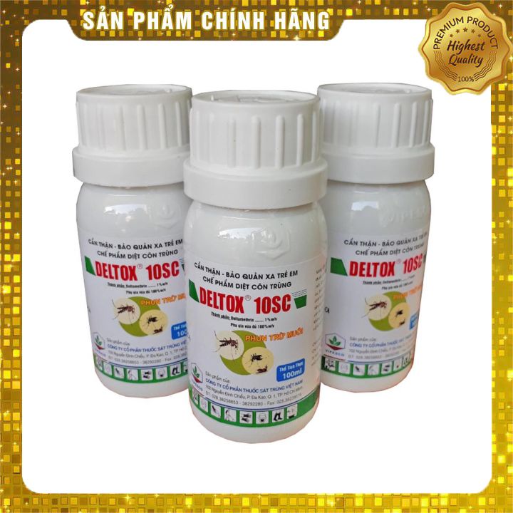 Chế phẩm diệt côn trùng DELTOX 10SC (100ml) Phun trừ muỗi