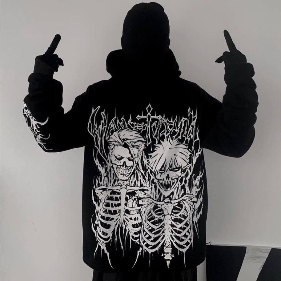 Áo hoodie VAH studio monster Áo khoác nỉ hoodie VAH STUDIO MONSTER chất nỉ bông hàng vah chính hãng