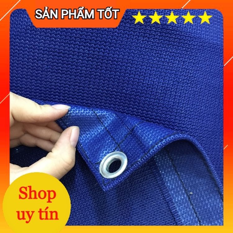 Lưới che nắng 3 x 4,5 M may viền đóng khoen siêu bền, đẹp, 5 màu tự chọn
