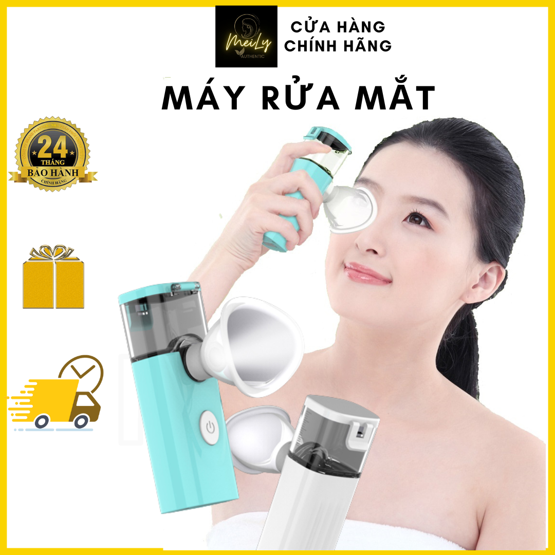 Máy massage mắt máy rửa mắt vệ sinh mắt sau make up máy rửa mặt MEILY
