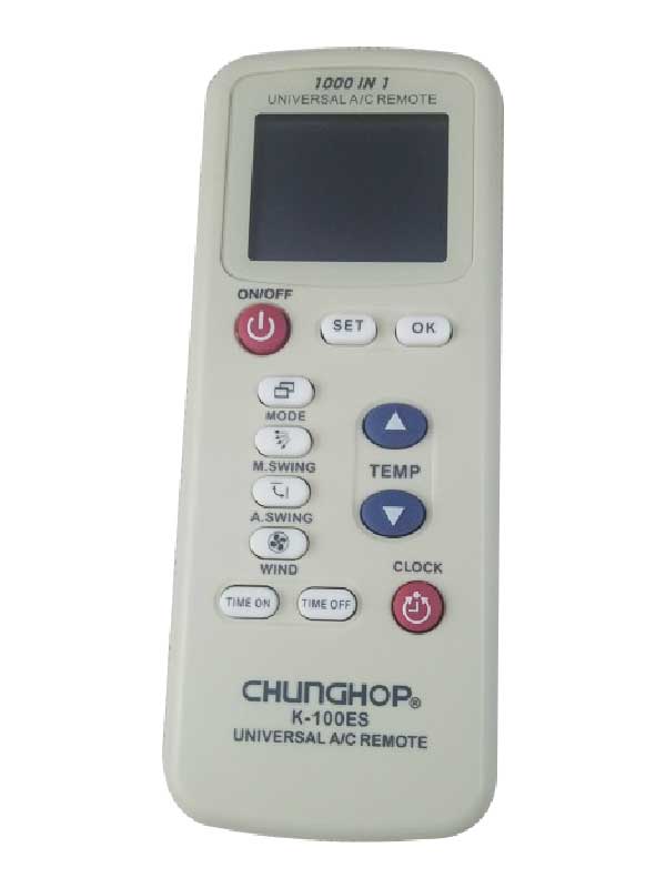 Điều khiển điều hòa đa năng K100ES CHUNGHOP(XỊN)