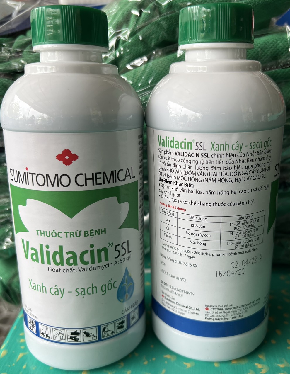 Thuốc trừ nấm hồng, đốm vằn Validacin 5SL