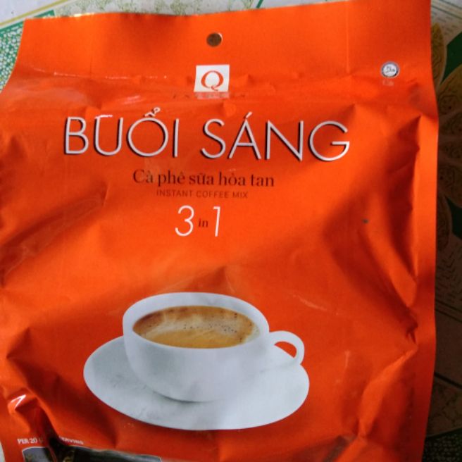1 bịt Cà phê trần quang ( buổi sáng- gói vuông) (morning- ống)