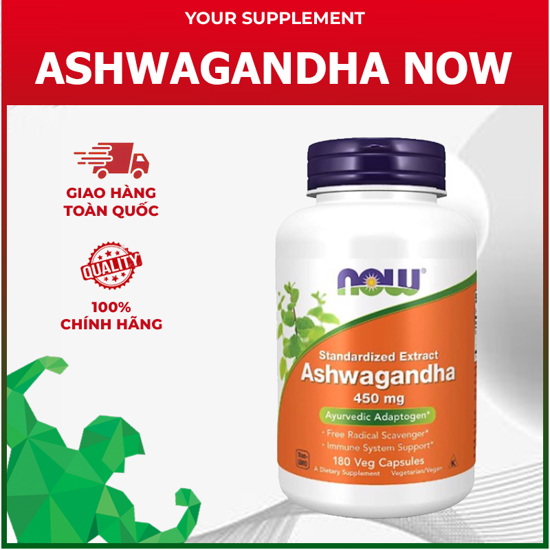 Thảo dược sâm ấn độ ashwagandha now