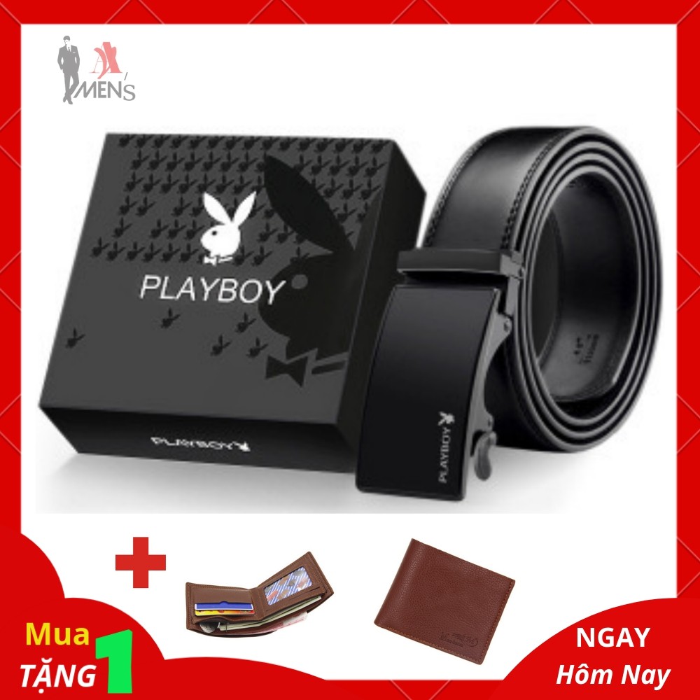 Thắt lưng nam da cao cấp - mặt đen
