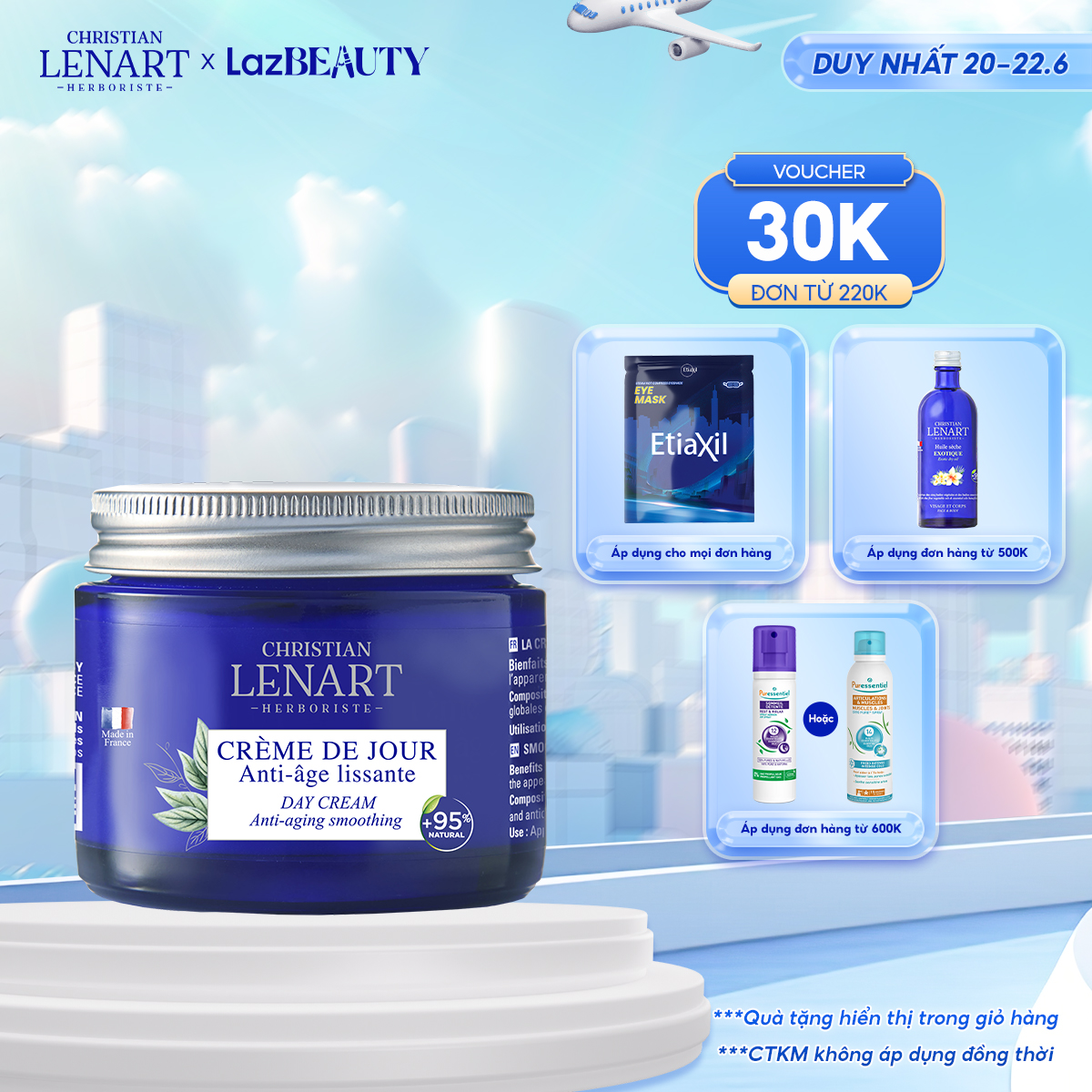 Kem Dưỡng Ẩm Bảo Vệ Da Ban Ngày Christian Leanart Crème Anti- Age Lissante Jour 60g