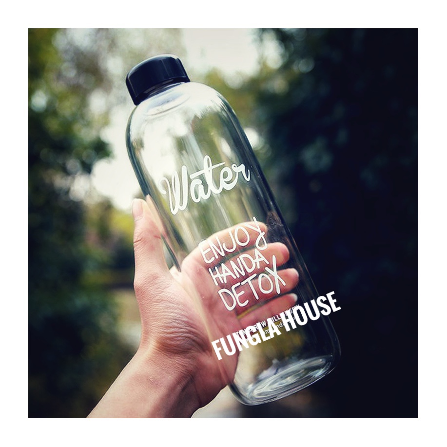 [ TẶNG KÈM TÚI ] BÌNH ĐỰNG NƯỚC DETOX 600ML - ĐỰNG NƯỚC ÉP TRÁI CÂY - ĐỰNG NƯỚC KHOÁNG - ĐỰNG NƯỚC NGỌT