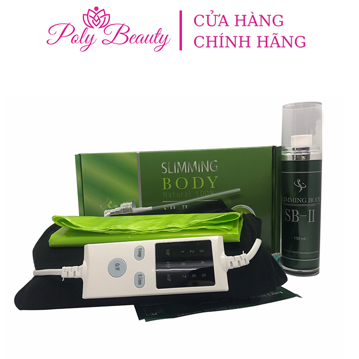 Bộ ủ nóng tan mỡ slimming body 2 sb-ii, đai quấn nóng slimming body giúp tan mỡ thừa định hình eo thon gọn