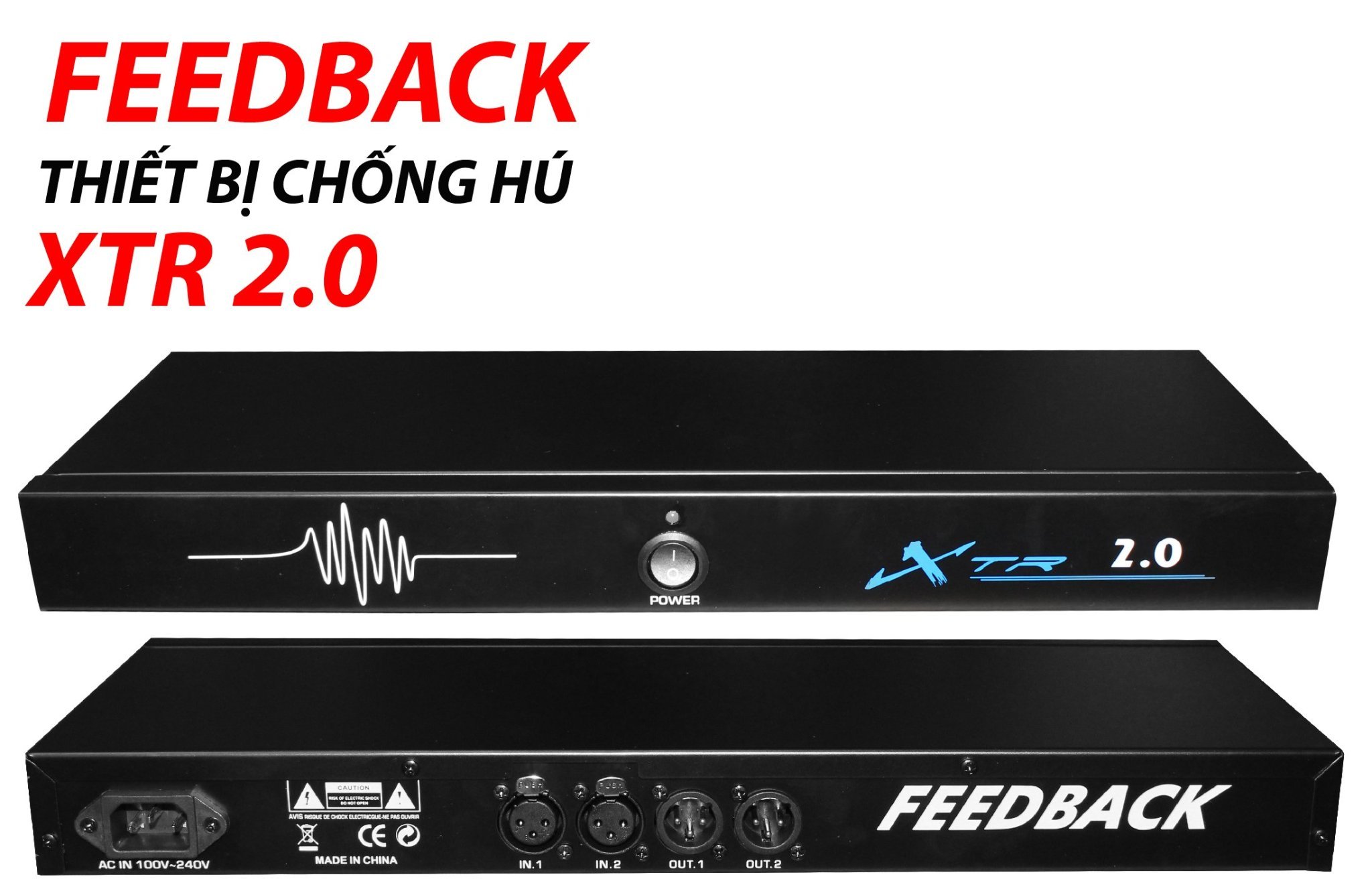 [HCM]Chống Hú Micro Feedback XTR 2.0 + Kèm bộ 2 dây Canong kết nối