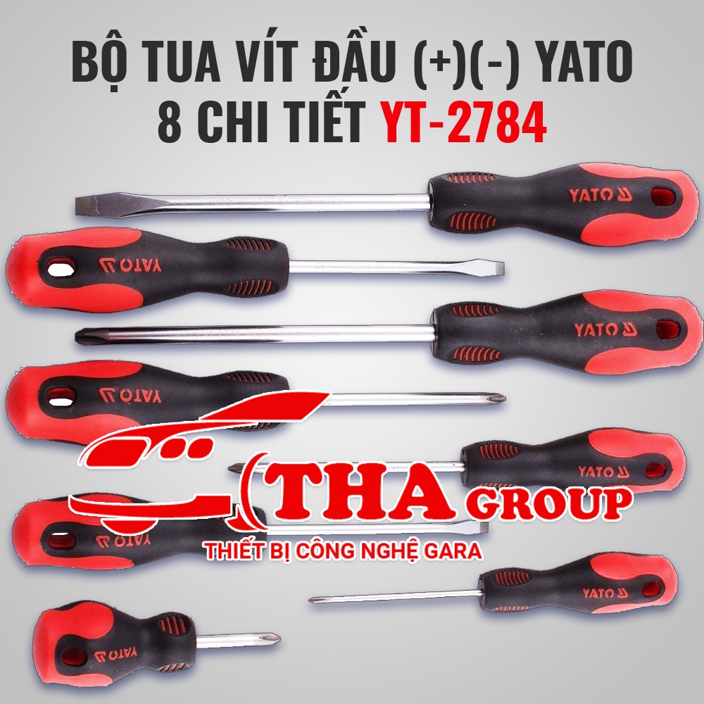 Bộ tua vít đầu yato 8 chi tiết yt-2784