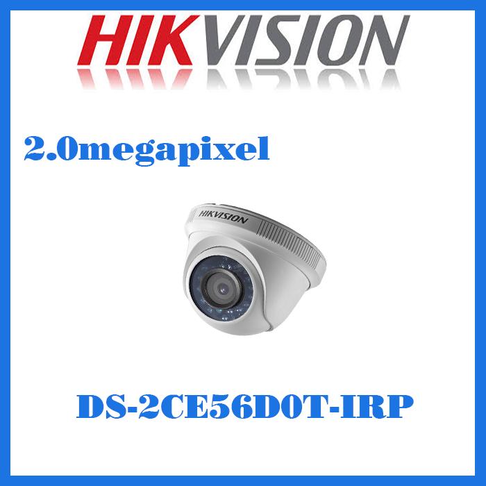 Camera hd-tvi dome hồng ngoại 2.0 megapixel hikvision ds-2ce56d0t-irp