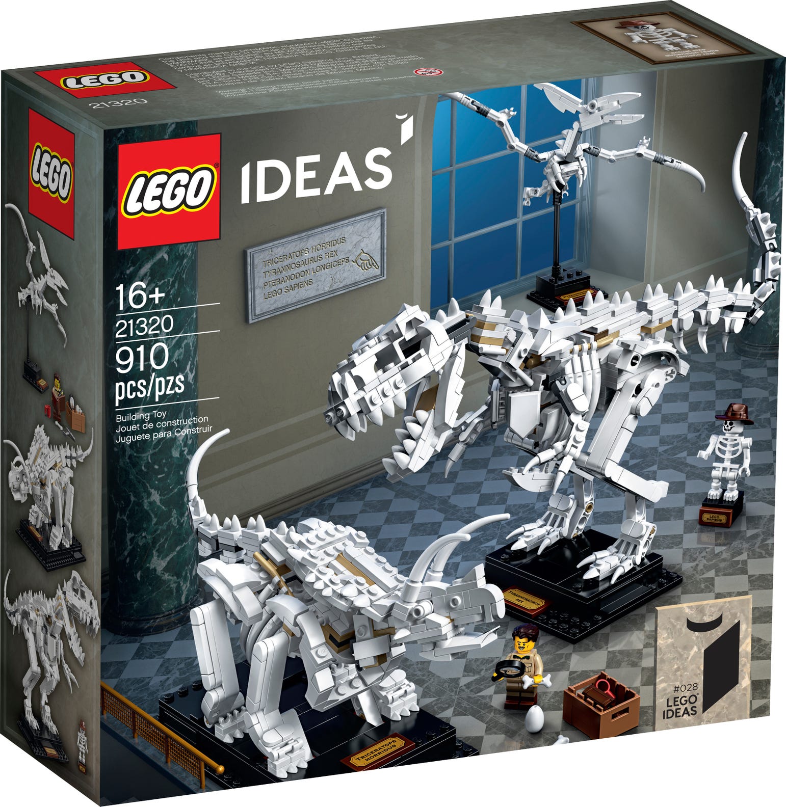 BRICK4U - LEGO  IDEAS -21320 - HÓA THẠCH KHỦNG LONG - DINOSAUR FOSSILS