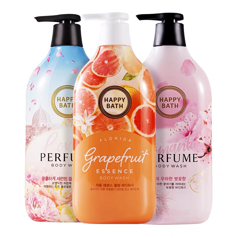 Sữa Tắm Dưỡng Da Siêu Mềm Hương Hoa Thơm Happy Bath