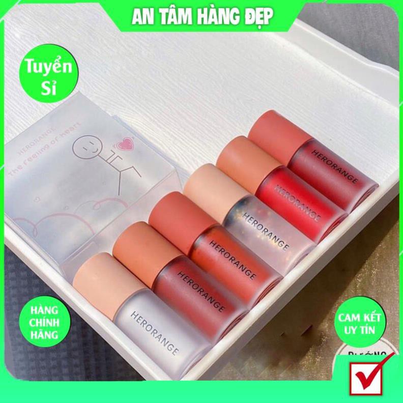 SET 3 Cây Son Kem Lì Lâu Trôi MINI Phiên Bản Lùn MỚI HERO RANGE KING DC Mỹ Phẩm Nội Địa Trung