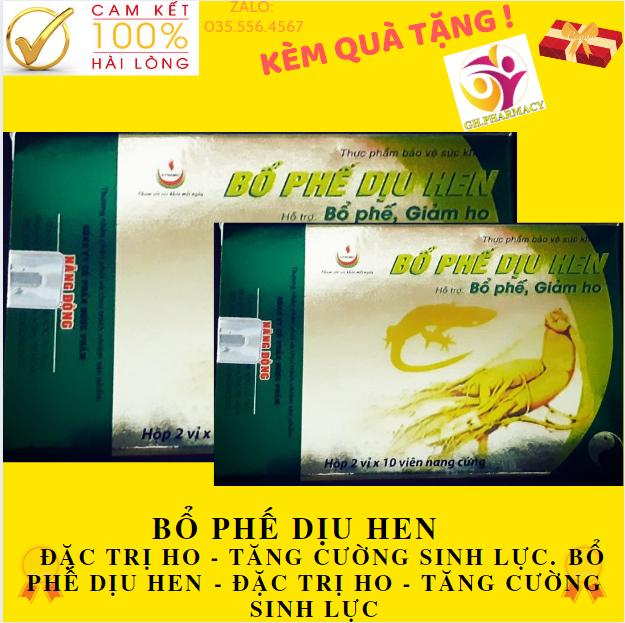 ( QUÀ TẶNG KÈM  )  QUÀ TẶNG KÈM BỔ PHẾ DỊU HEN  viêm phế quản mạn, hen phổi tắc nghẽn mạn tính