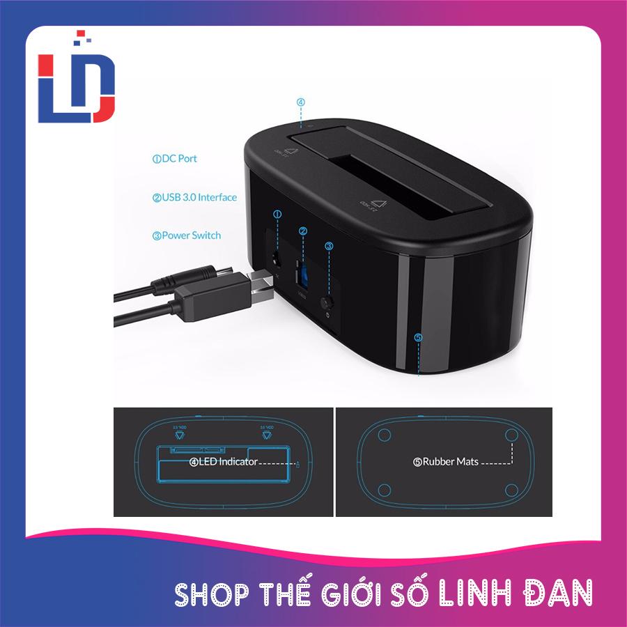 Khay đựng ổ cứng docking orico usb3.0/3.5 /2.5 - 6218us3