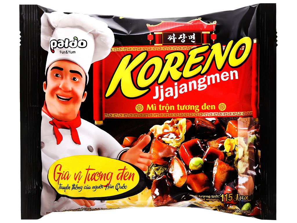 Cb 4 mì trộn tương đen koreno jjajangmen gói 115g 40985
