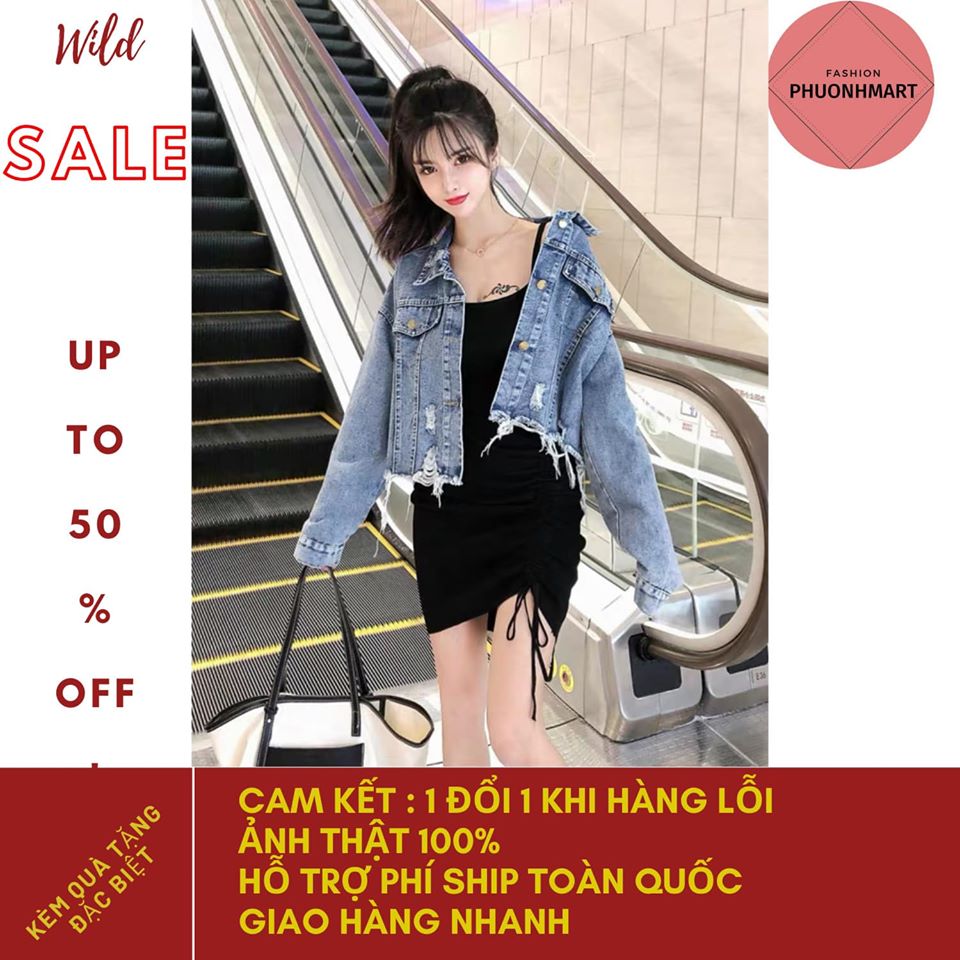 ( ẢNH THẬT) ÁO KHOÁC JEAN NỮ RÁCH DÁNG CROPTOP MÀU XANH ĐẬM THÒI TRANG NỮ CỰC CHẤT, PHUONGMART, ÁO KHOÁC JENA NỮ LỬNG, ÁO KHOÁC JEAN NỮ 2020, ÁO KHOÁC JEAN HÀN QUỐC, ÁO KHOÁC DEMIN