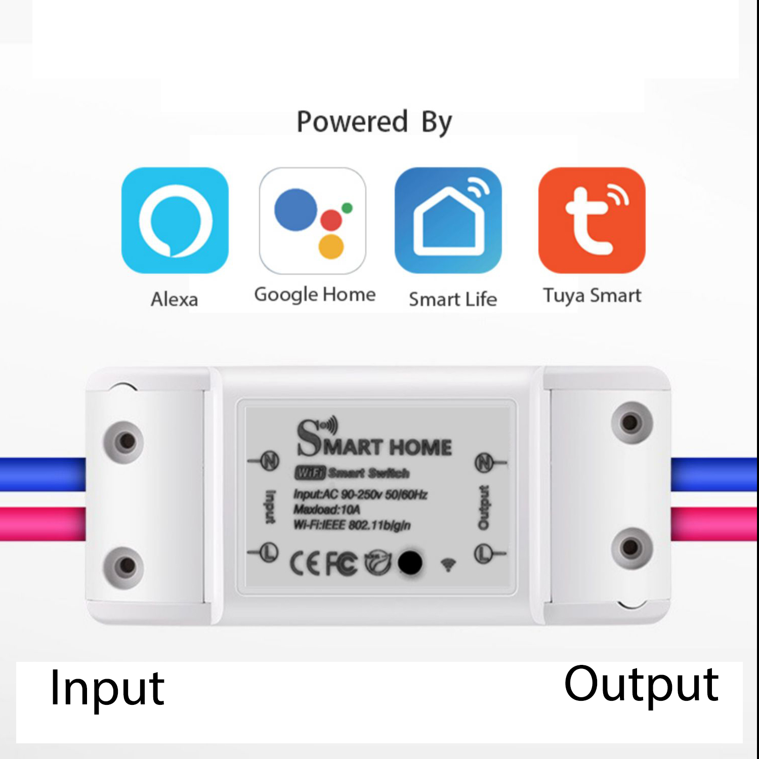 Công tắc wifi điều khiển từ xa tuya smart basic