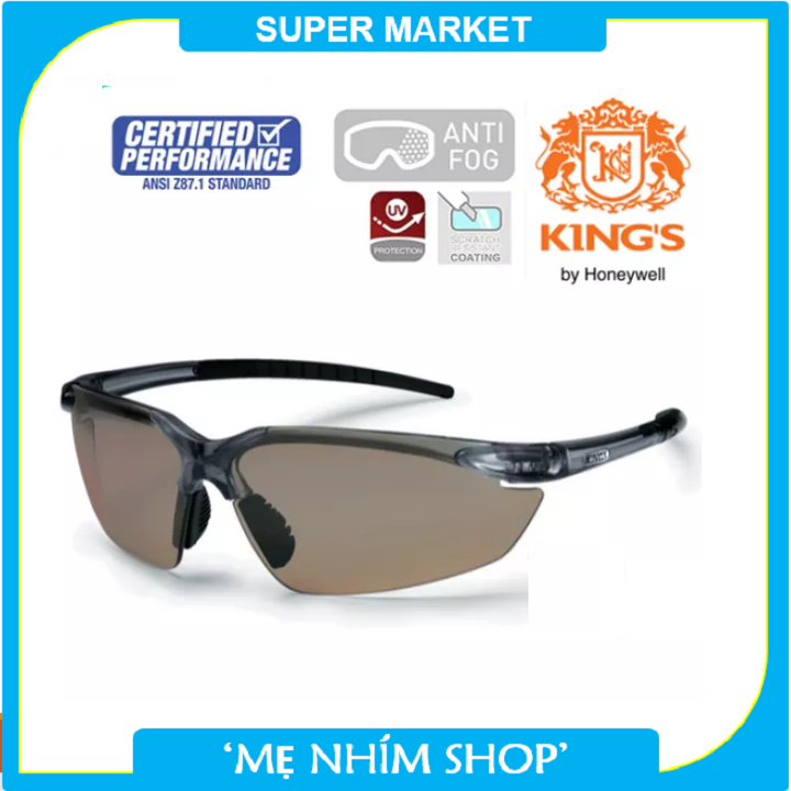 Kính bảo hộ cao cấp Kings KY713 chống bụi chống tia UV bảo vệ mắt
