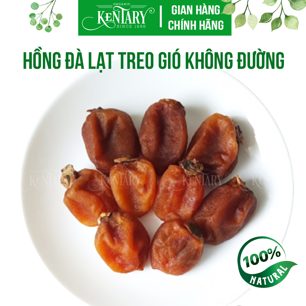 Hồng treo kiểu Nhật không đường Kentary túi 200gr, mềm dẻo ngọt không chất bảo quản giúp đẹp da, sáng mắt - đồ ăn vặt