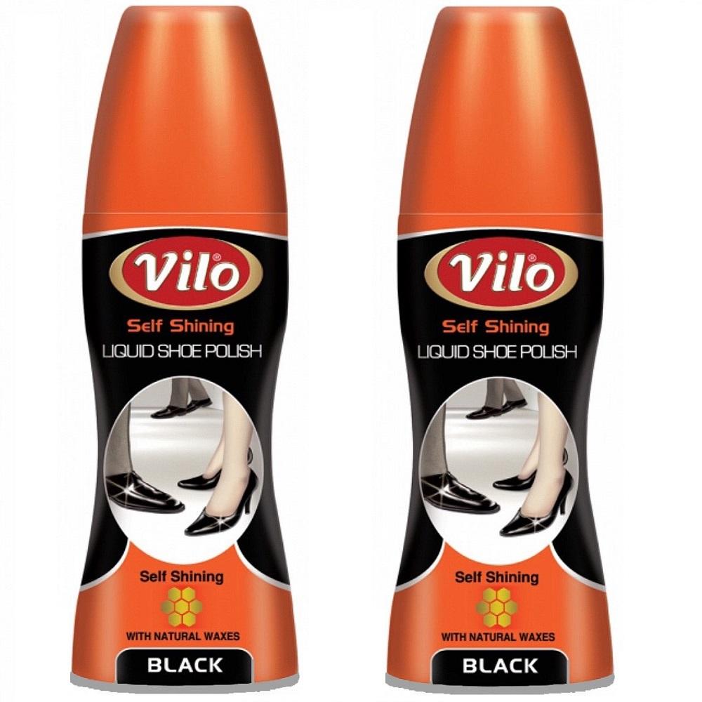 Combo 2 chai xi nước đánh giày Vilo liquid shoe polish 80ml