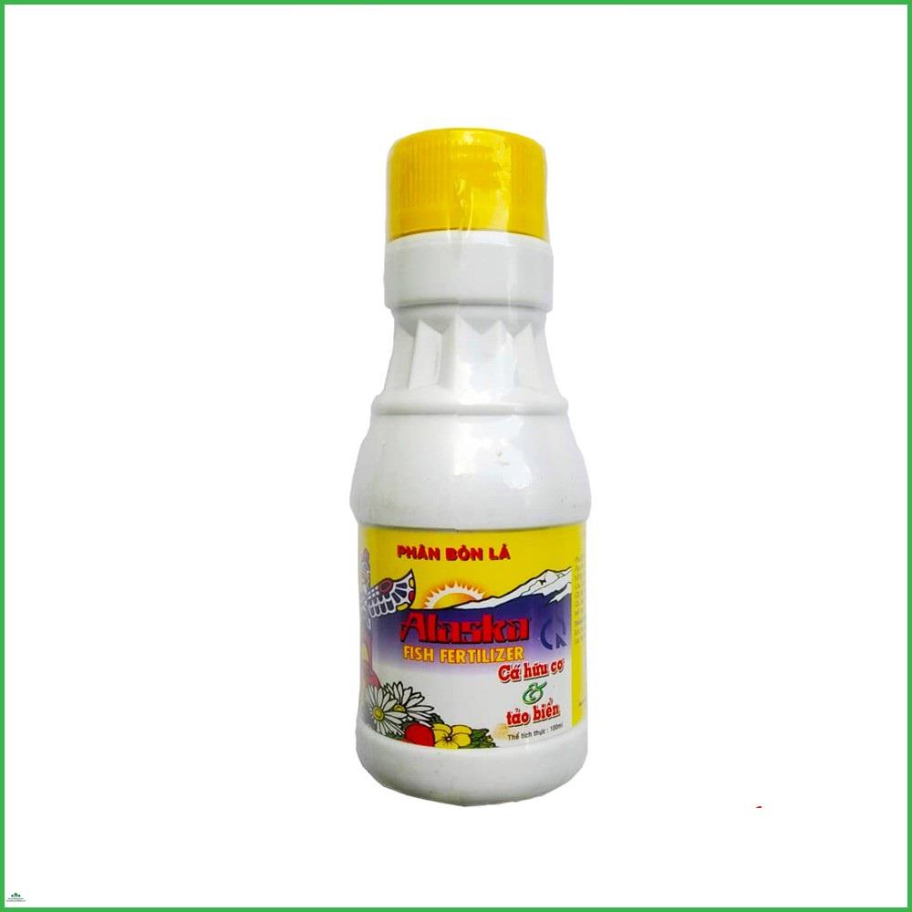 ALASKA 100ML Phân Bón Lá Đạm Cá Hữu Cơ Alaska (Mỹ) 100ml/Hũ