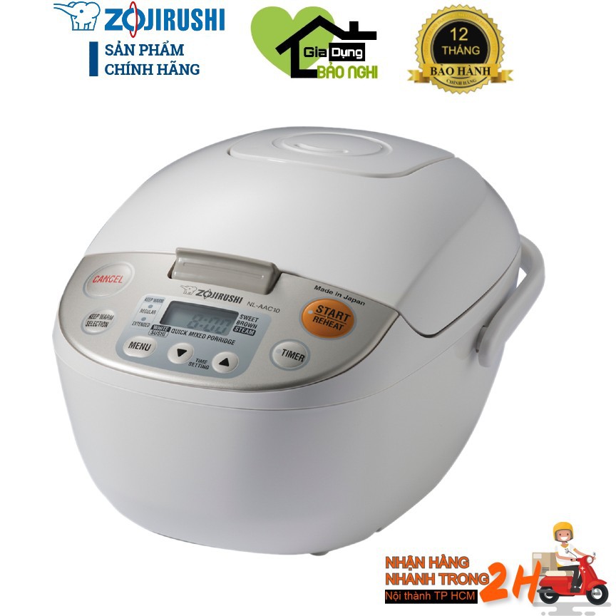 Nồi cơm điện từ zojirushi zonc nl aaq10 ca hàng chính hãng
