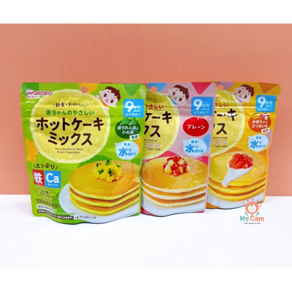 Bột pancake wakodo cho bé từ 9 tháng
