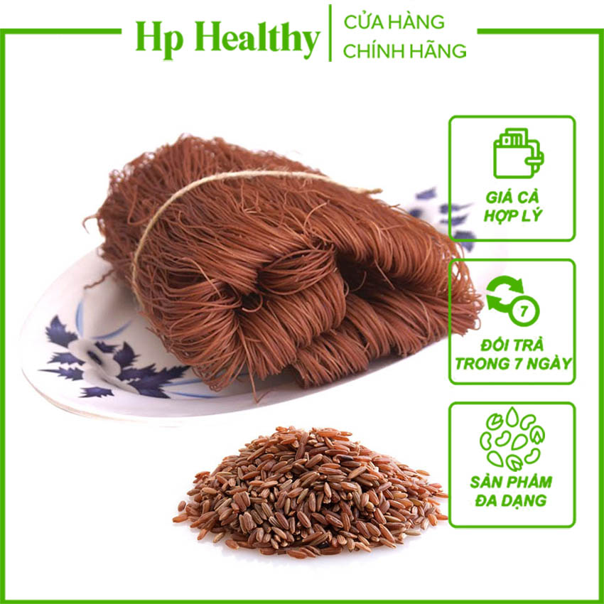 500g bún/phở gạo lức nhà làm eat clean healthy giảm cân hp healthy