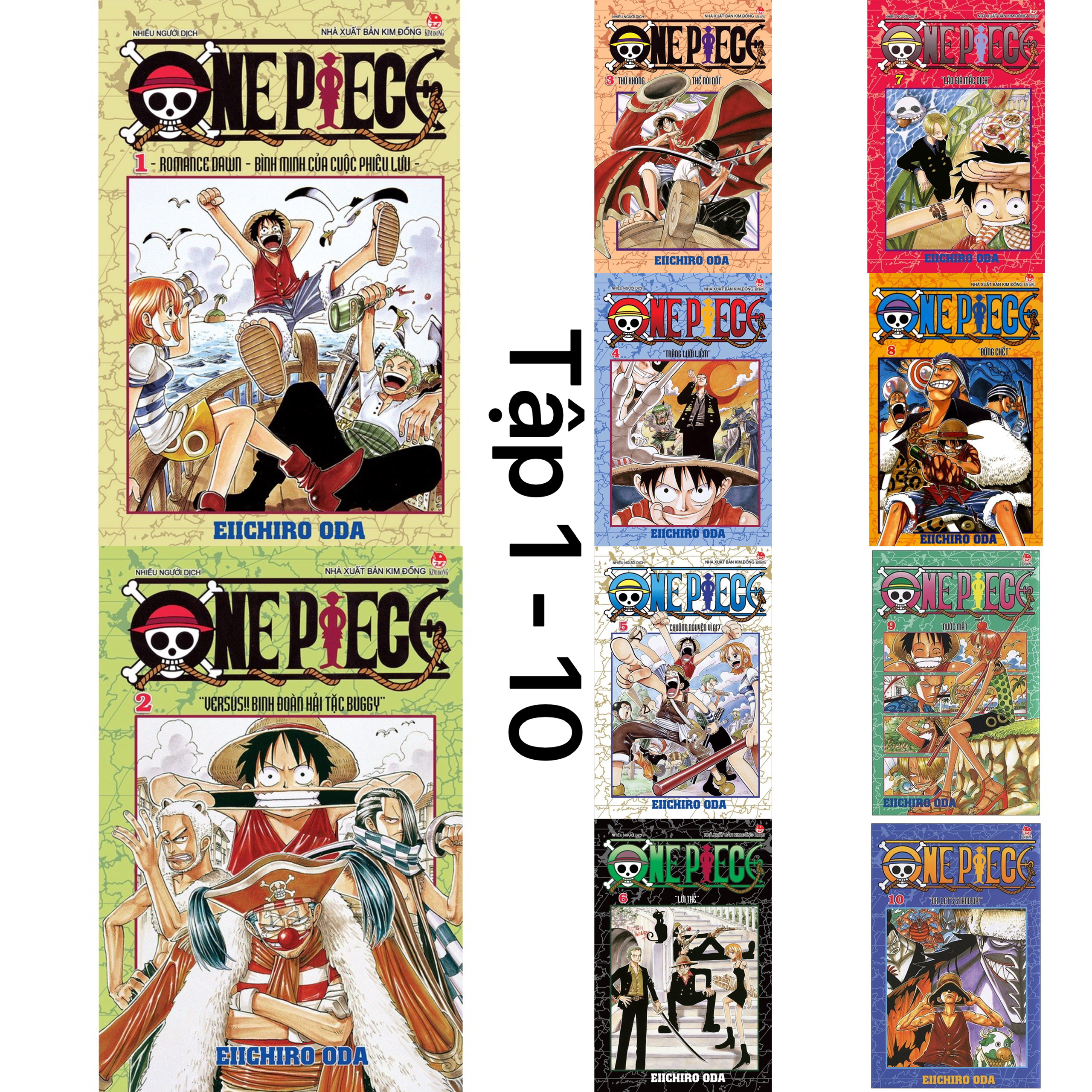 Truyện tranh - one piece - vua hải tặc - kim đồng