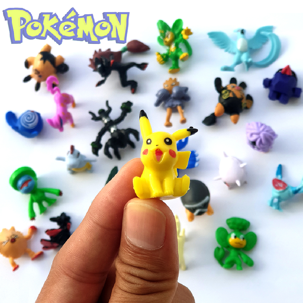 [HCM]Mô hình đồ chơi 24 chi tiết nhân vật Pokemon Mega huyền thoại nhựa an toàn mini 3cm giá rẻ vô đối - New4all