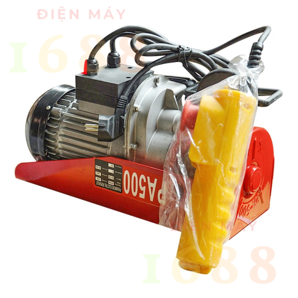 Tời điện pa500 điện áp 220v cáp 12 mét