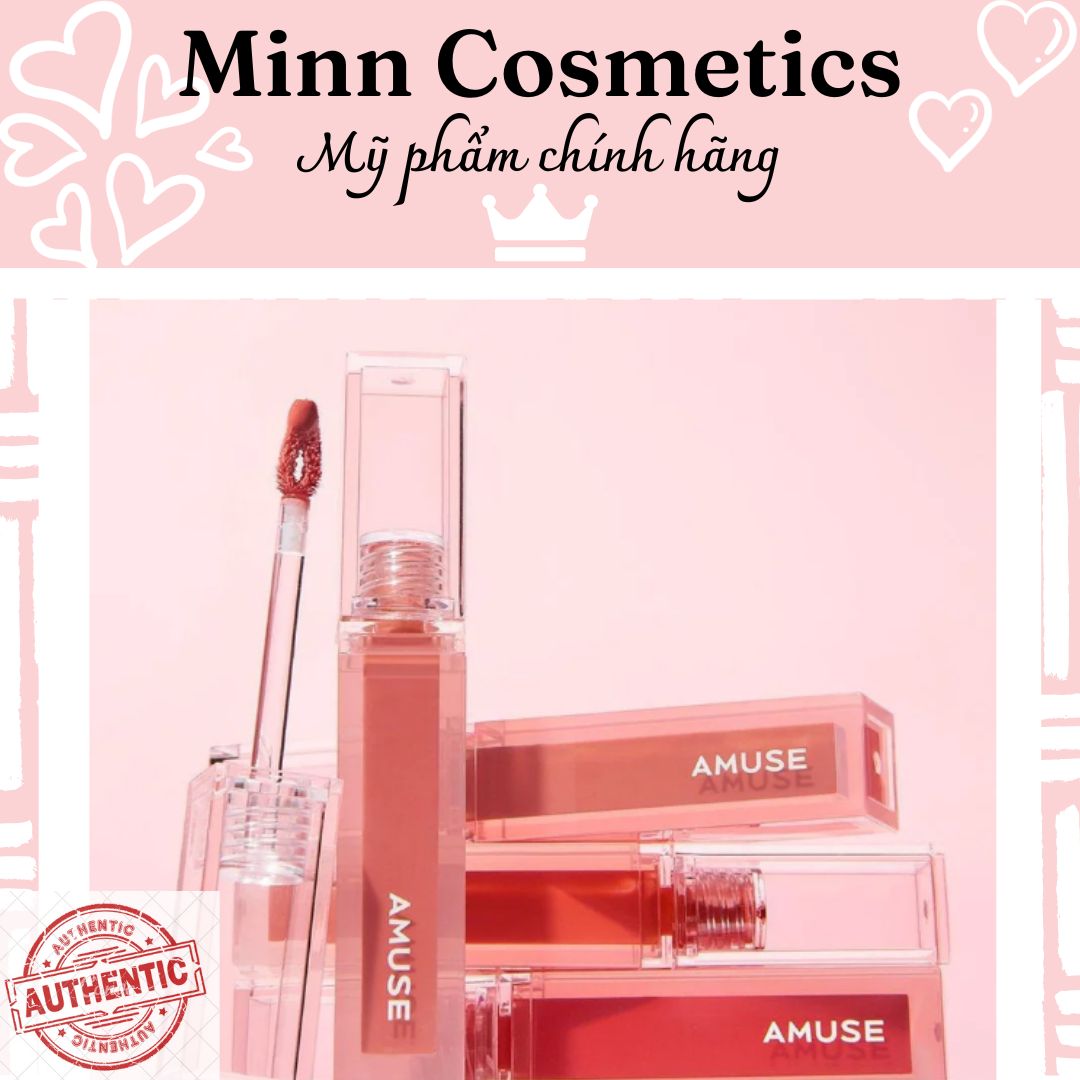 Son bóng amuse dew tint full 12 màu