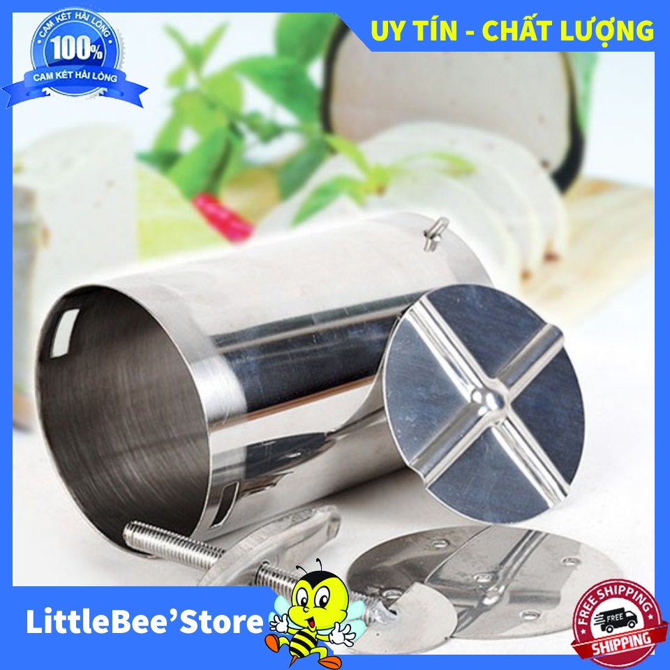 Khuôn Làm Giò Xào Bằng Inox , Khuôn Giò Inox Tiện Lợi , Khuôn Ép Giò Xào , Dụng Cụ Làm Giò - Loại 1Kg