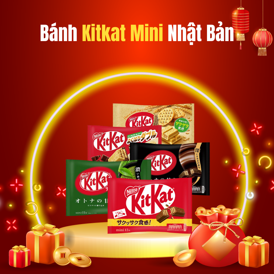 Bánh KitKat Nhật Bản 6 vị hàng nội địa