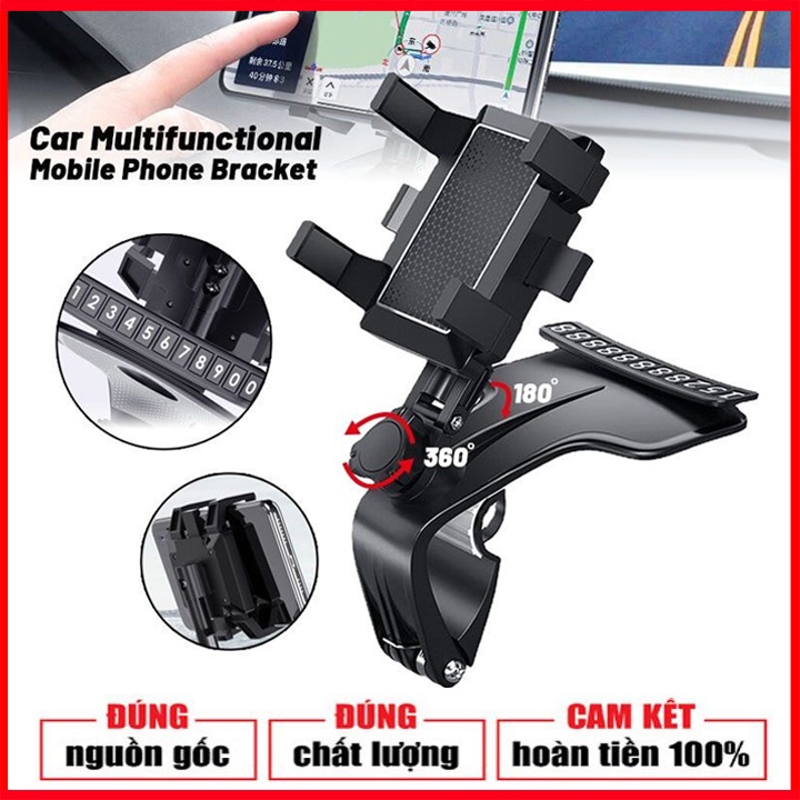 Kep DT oto, Giá đỡ điện thoại trên ô tô, giá đỡ kẹp điện thoại trên ô tô, xe hơi xoay 360 độ chống rung gắn taplo, Giá kẹp điện thoại ô tô, Kẹp che nắng, Gương trong xe