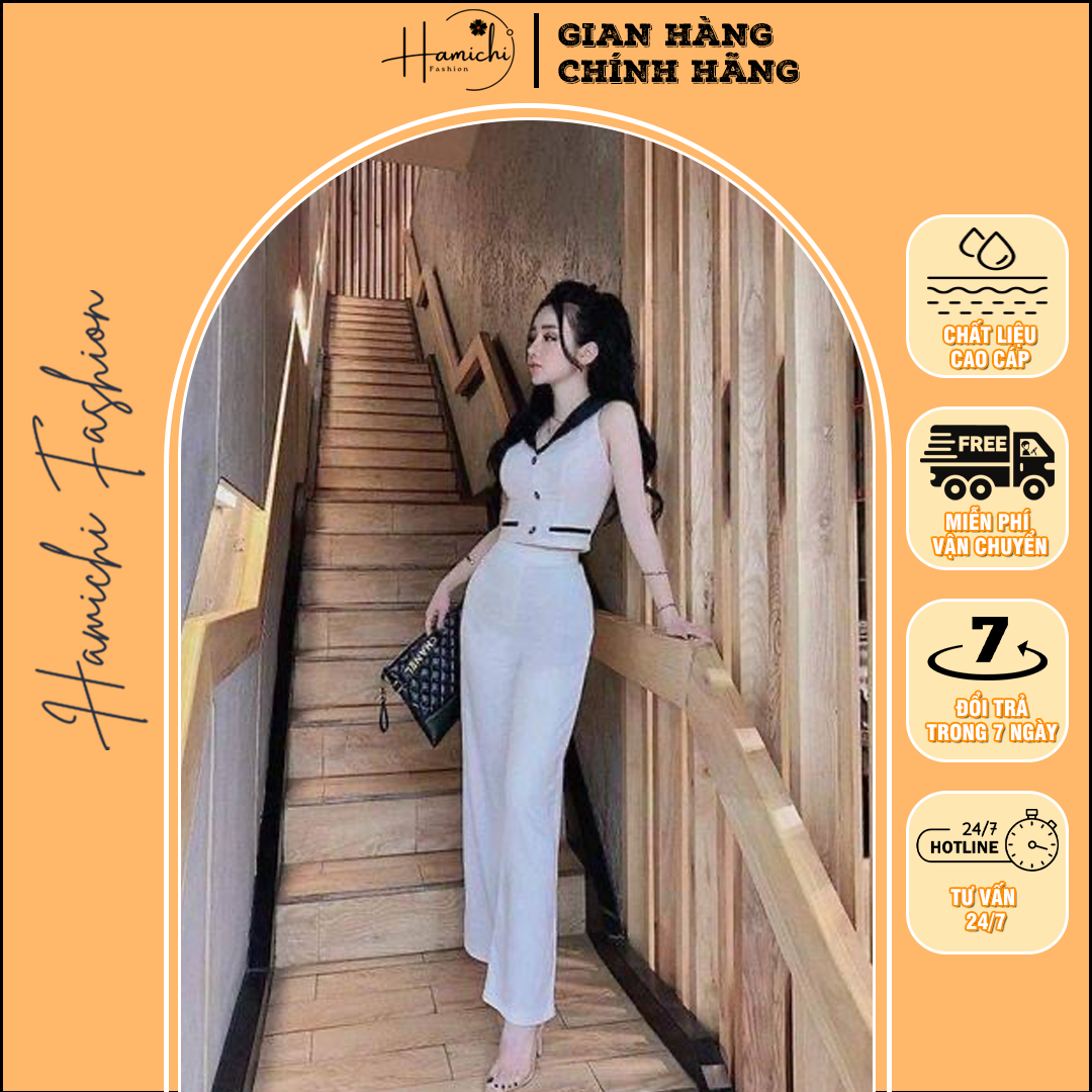 Set lụa tăm hamichi fashion - set lụa tăm cao cấp sang trọng ống xuông phong cách hàn quốc