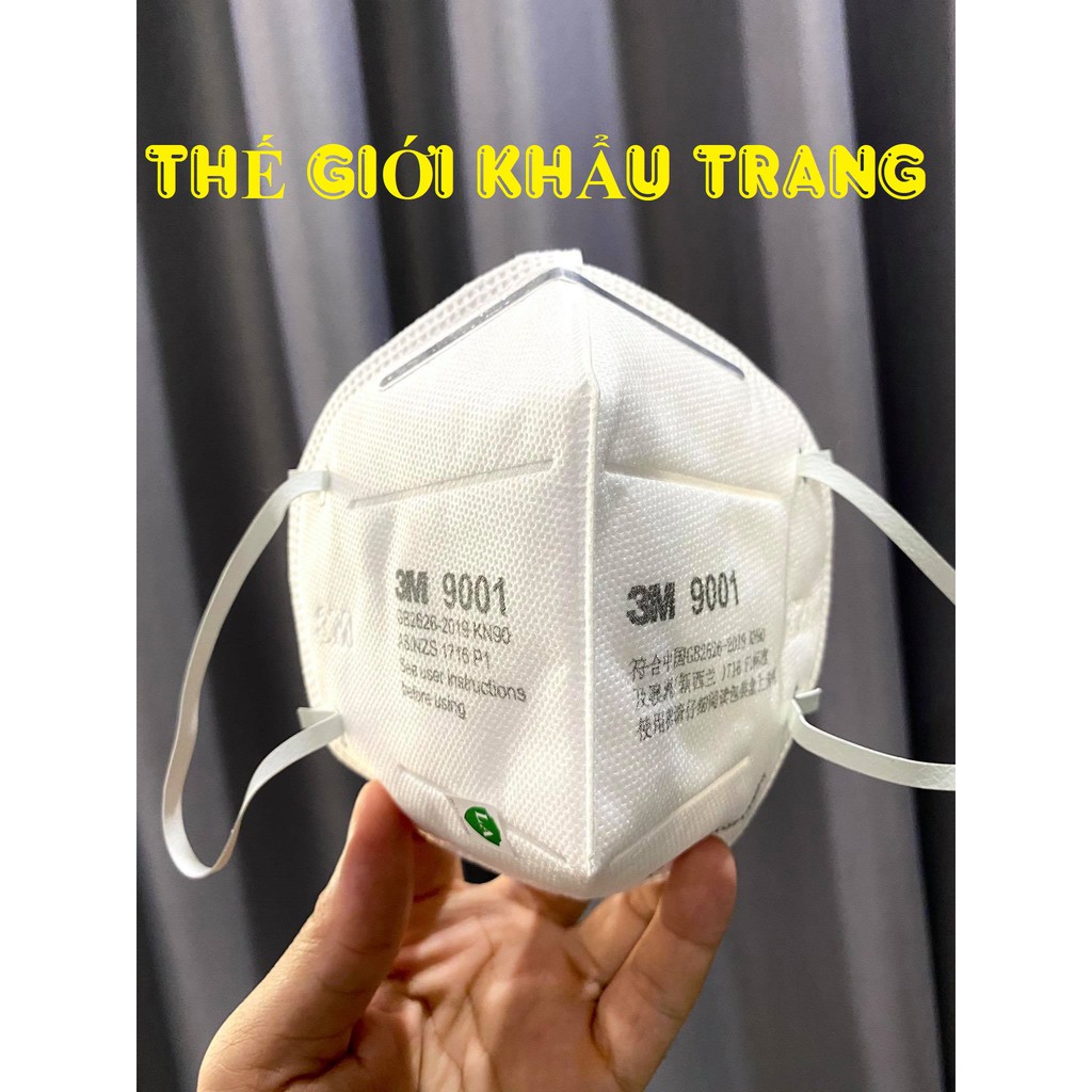 [HCM]Khẩu trang 3M 9001 chống bụi mịn PM2.5 hàng chính hãng