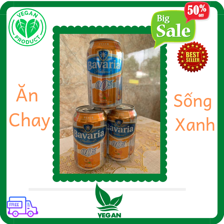 Bia Bavaria đào thuần chay 330ml