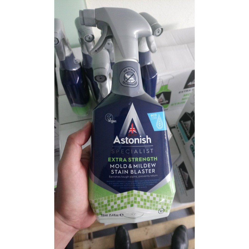 Bình xịt tẩy nấm mốc astonish c1120 750ml