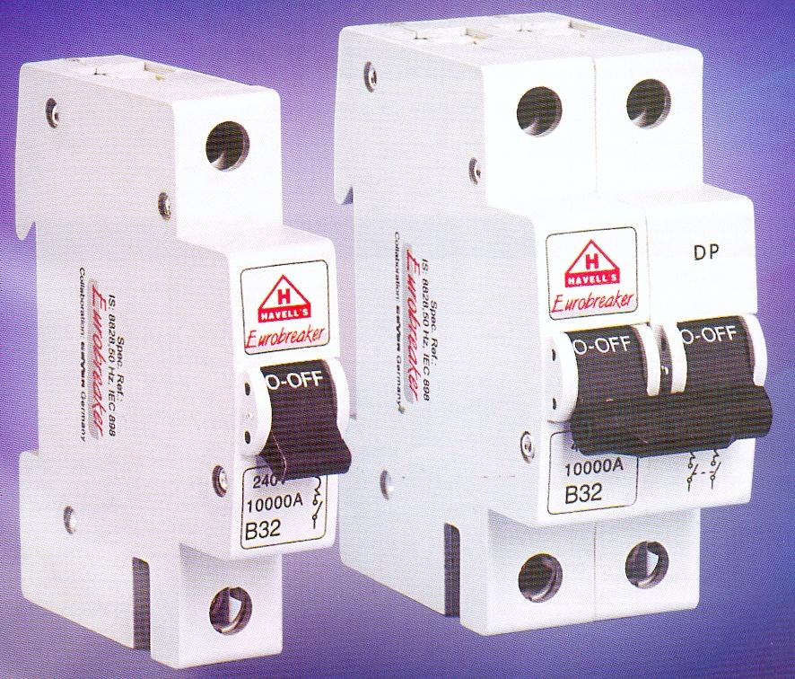 APTOMAT- CẦU DAO TỰ ĐÔNG MCB 2P- HAVELL - ẤN ĐỘ