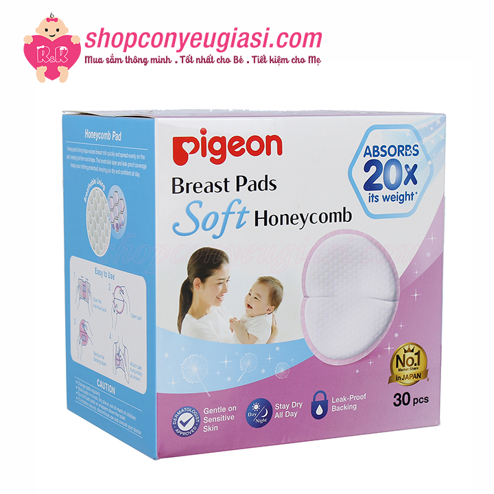 Miếng lót thấm sữa pigeon 30 cái/hộp