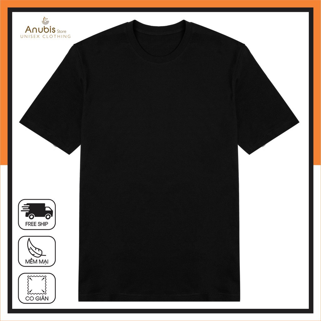 [HCM]ÁO THUN TRƠN CỔ TRÒN COTTON VẢI DÀY MỊN MÁT TAY NGẮN BIG SIZE TRẮNG VÀ ĐEN - LẠ STORE - 3